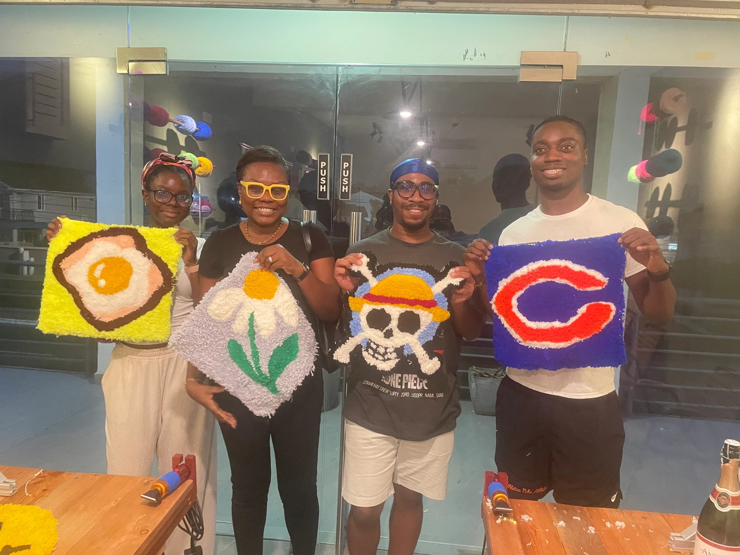 Tufting Workshop with Yarn and Frame in Accra, East Legon -Accra - Image 6