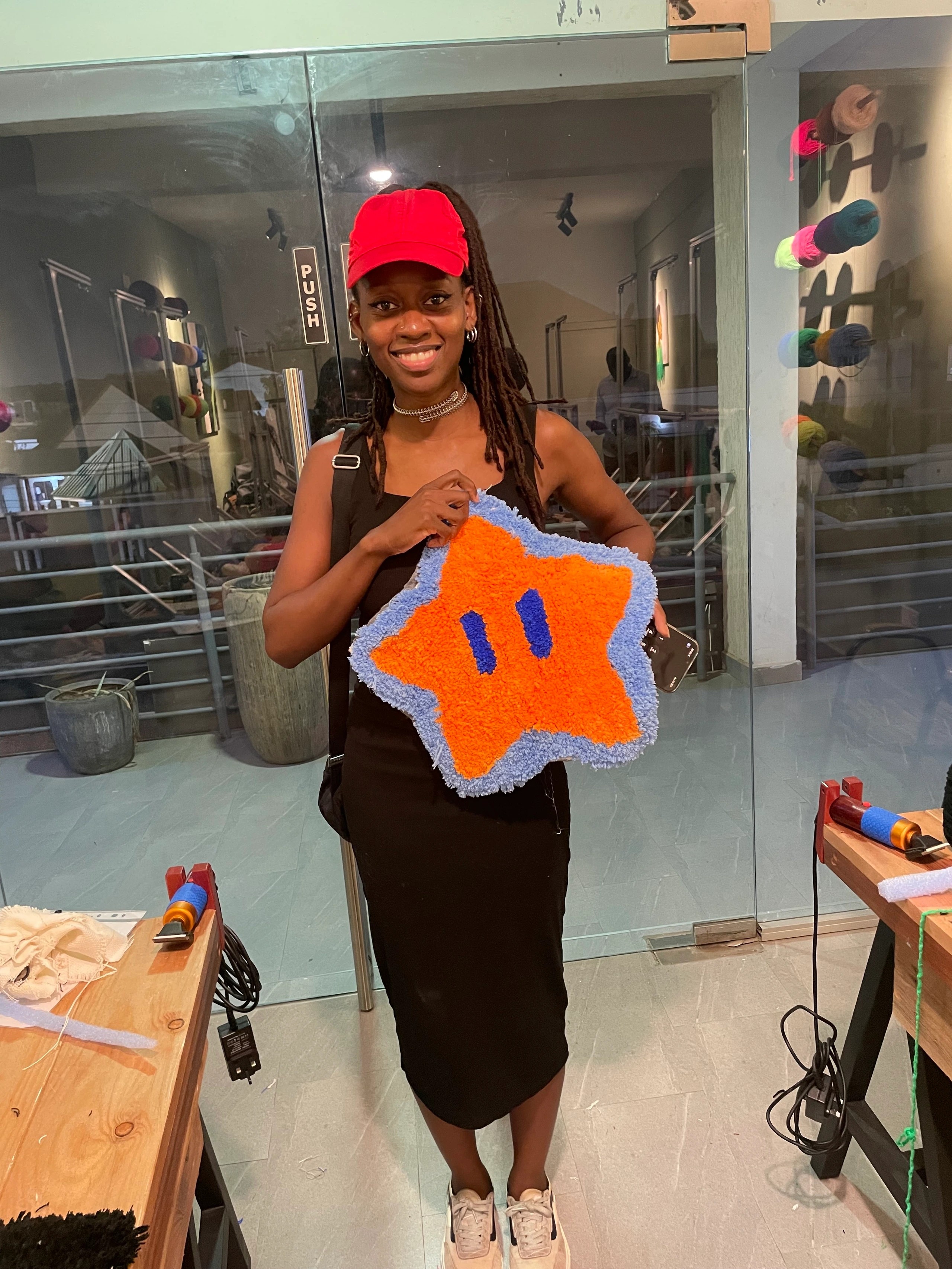 Tufting Workshop with Yarn and Frame in Accra, East Legon -Accra - Image 11