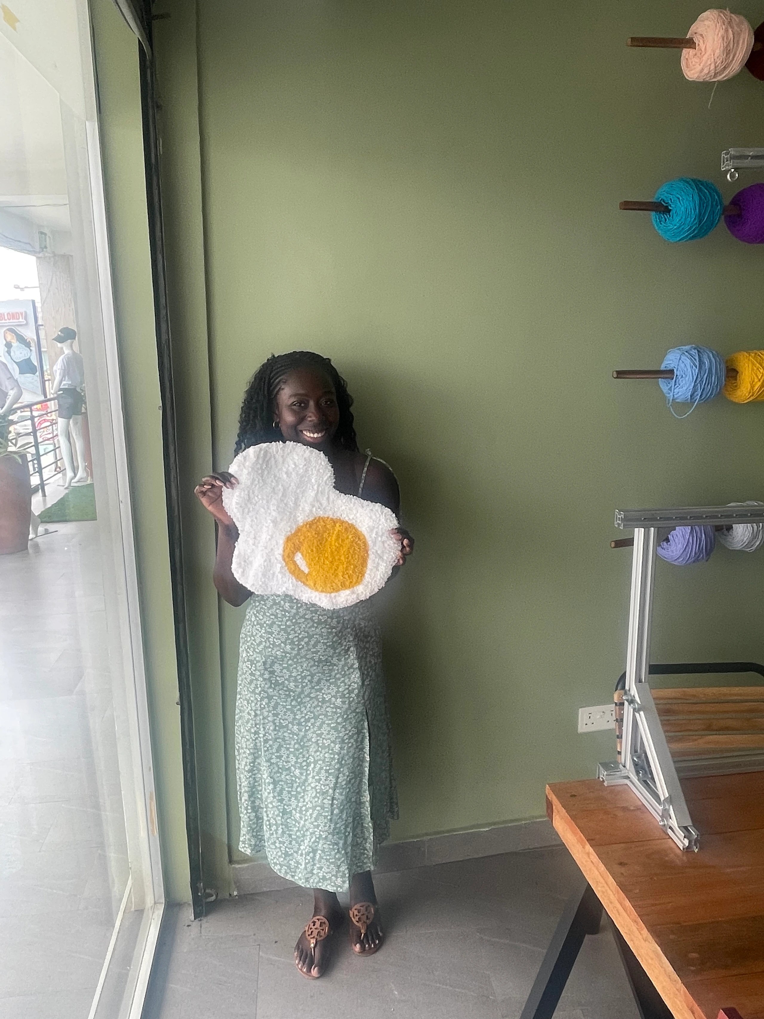 Tufting Workshop with Yarn and Frame in Accra, East Legon -Accra - Image 13