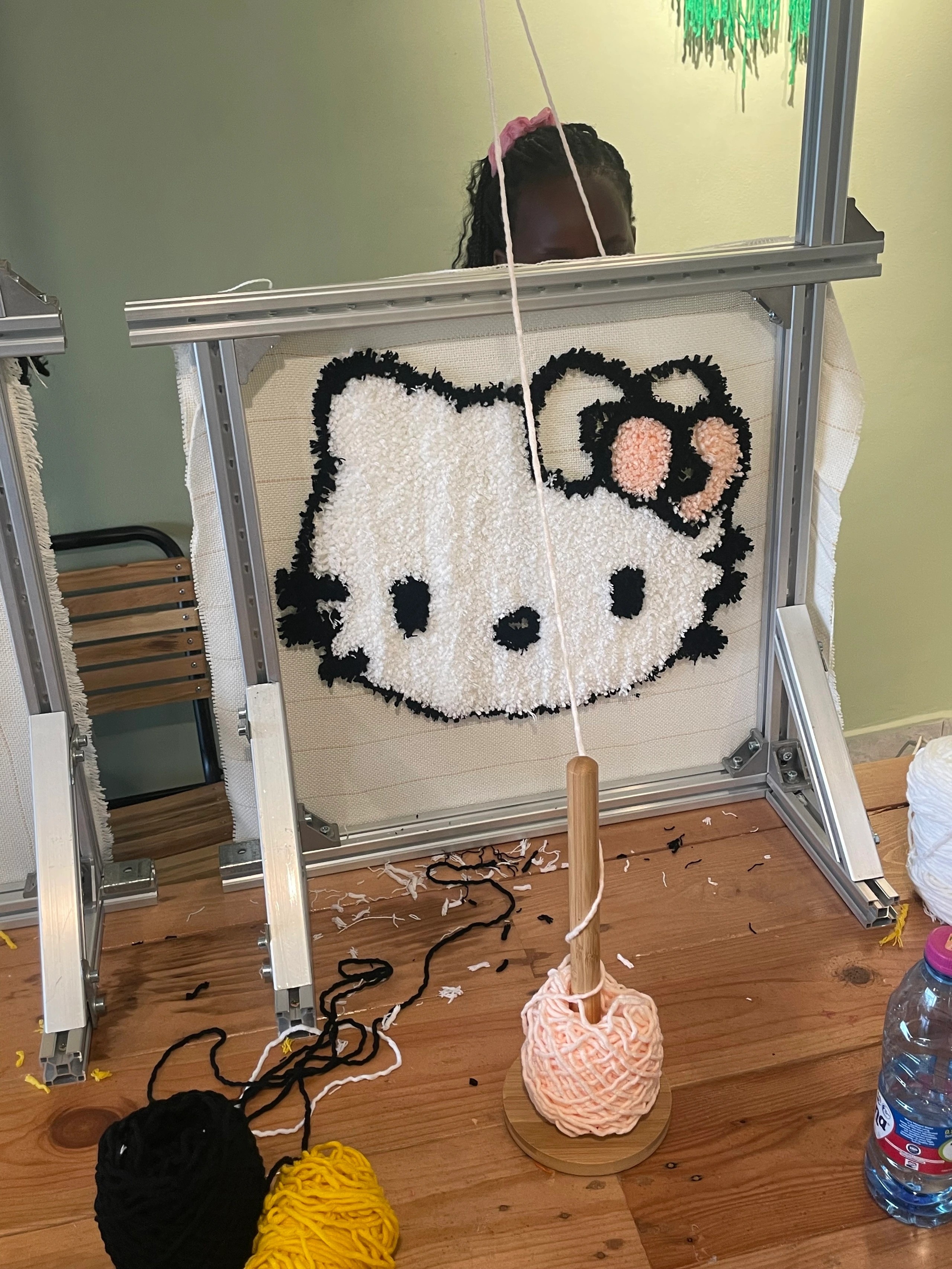Tufting Workshop with Yarn and Frame in Accra, East Legon -Accra - Image 17