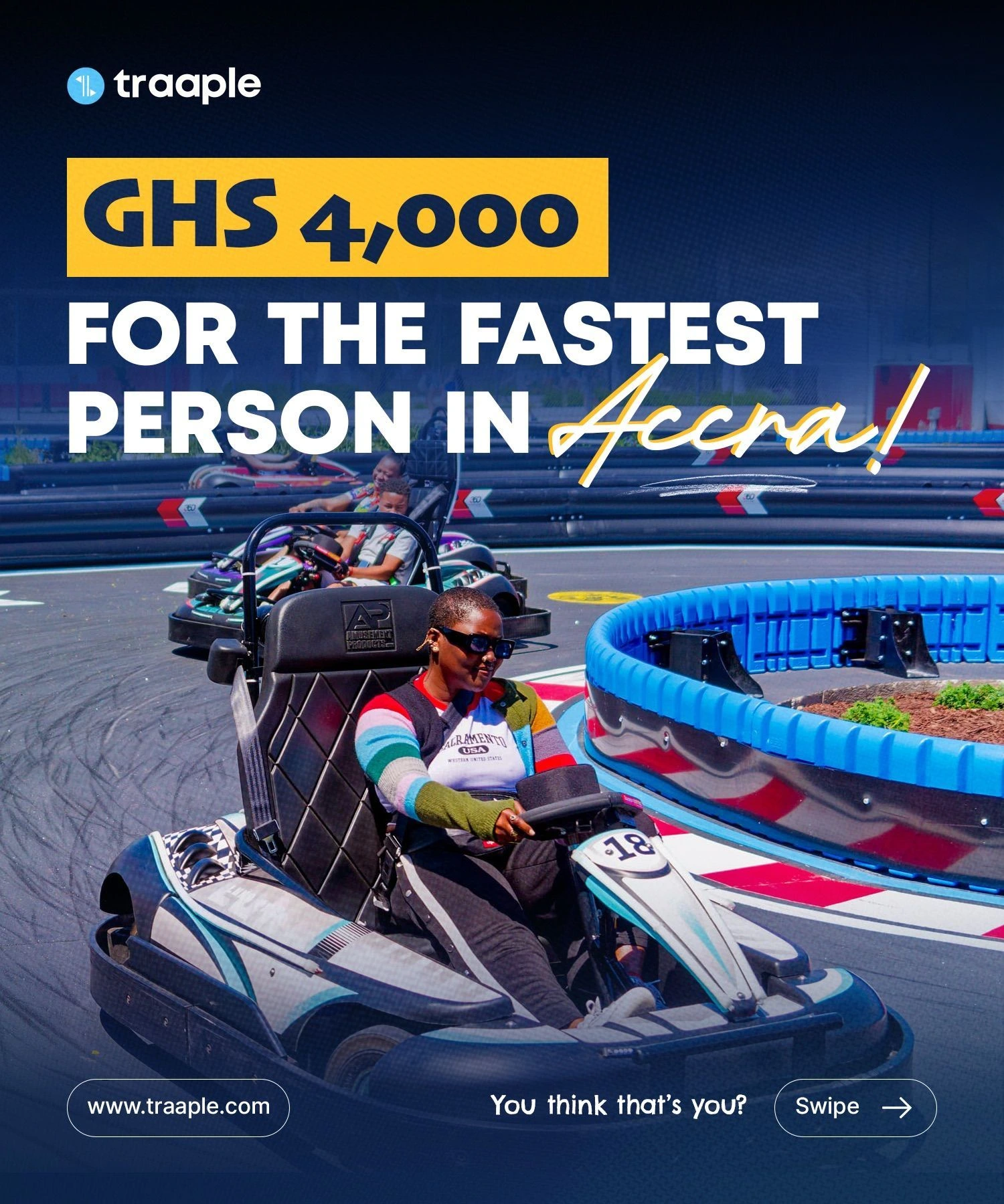 6-Lap Go-Kart Fastest in Accra: The Deon Challenge - Image 1